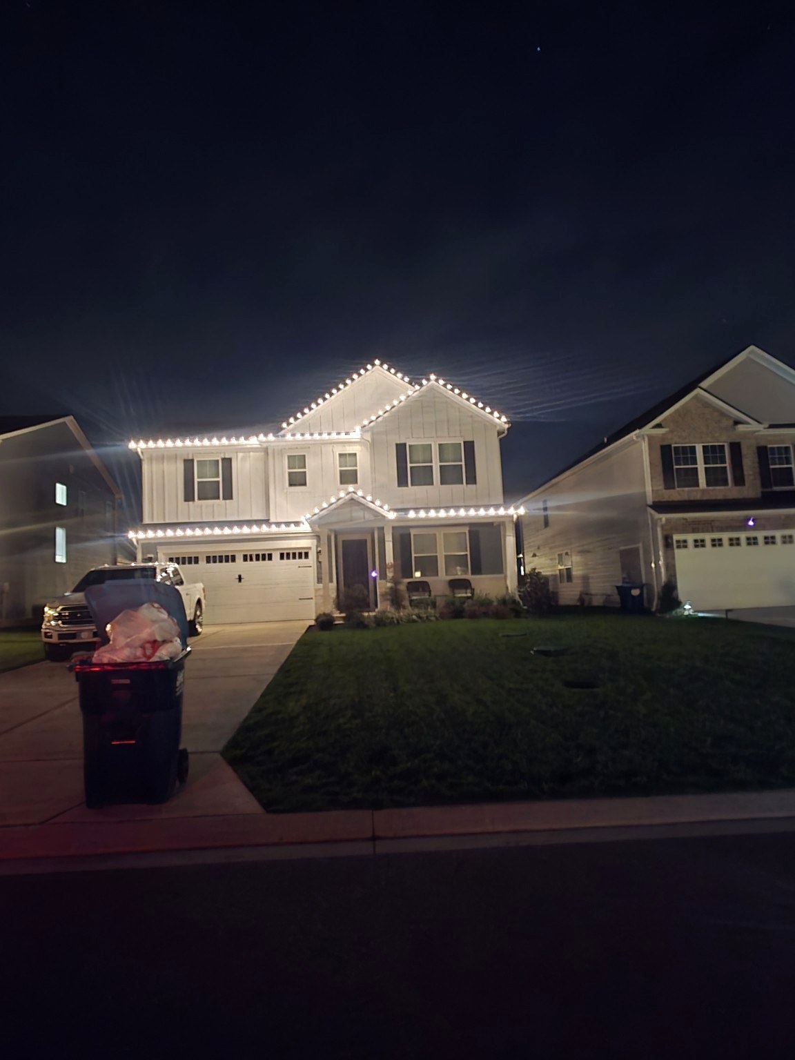 Holiday lighting project by Tennessee Twinkle Co.