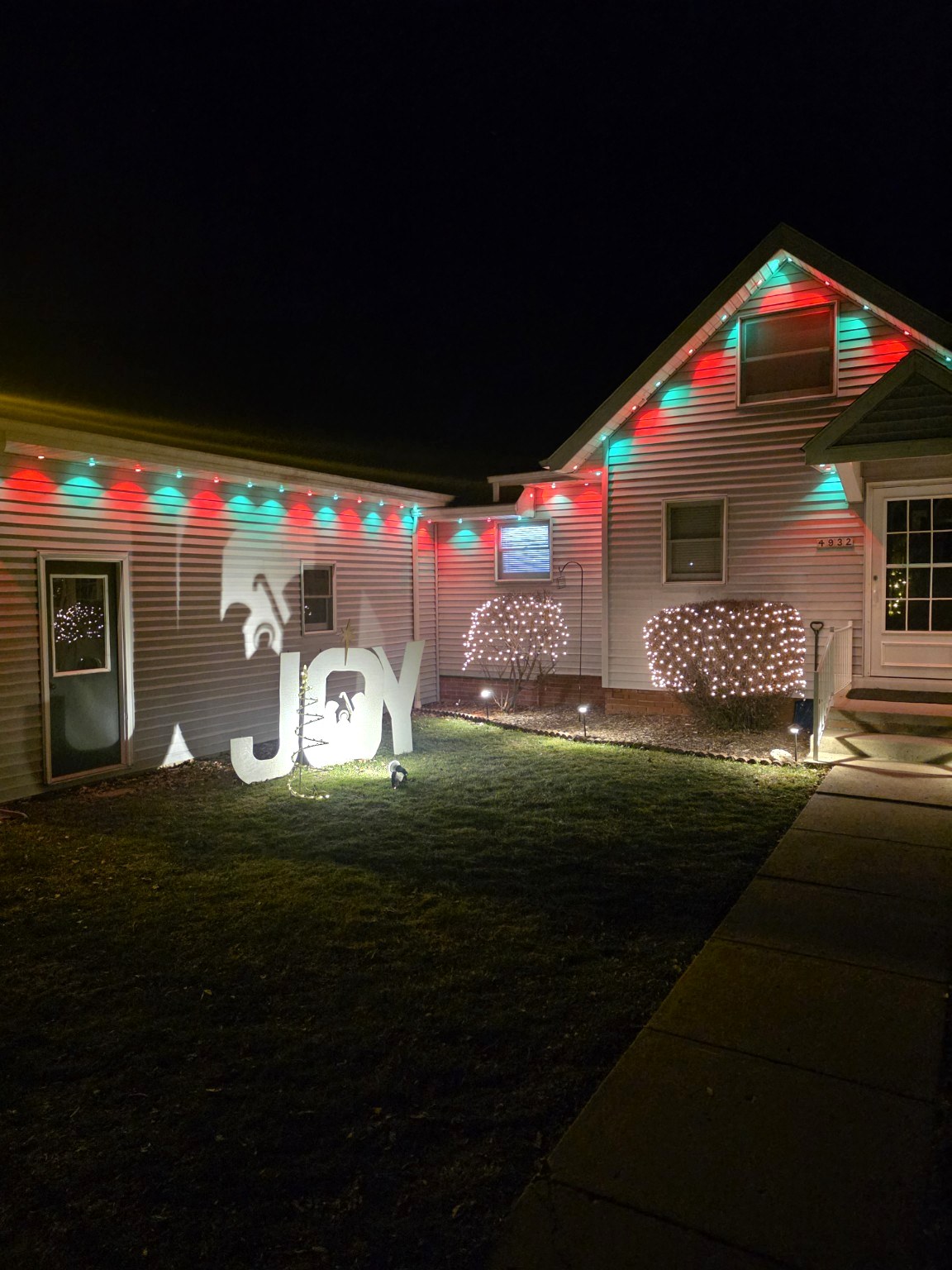 Permanent commercial-grade soffit lighting installation by Tennessee Twinkle Co.