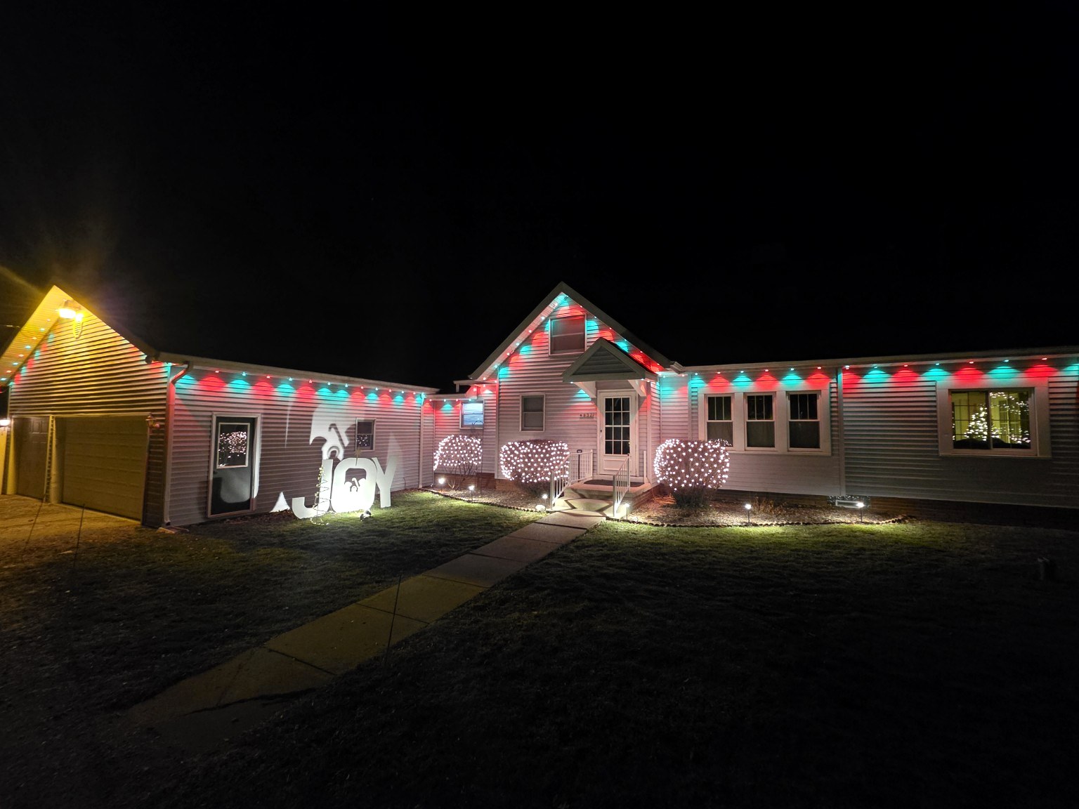 Permanent commercial-grade soffit lighting installation by Tennessee Twinkle Co.